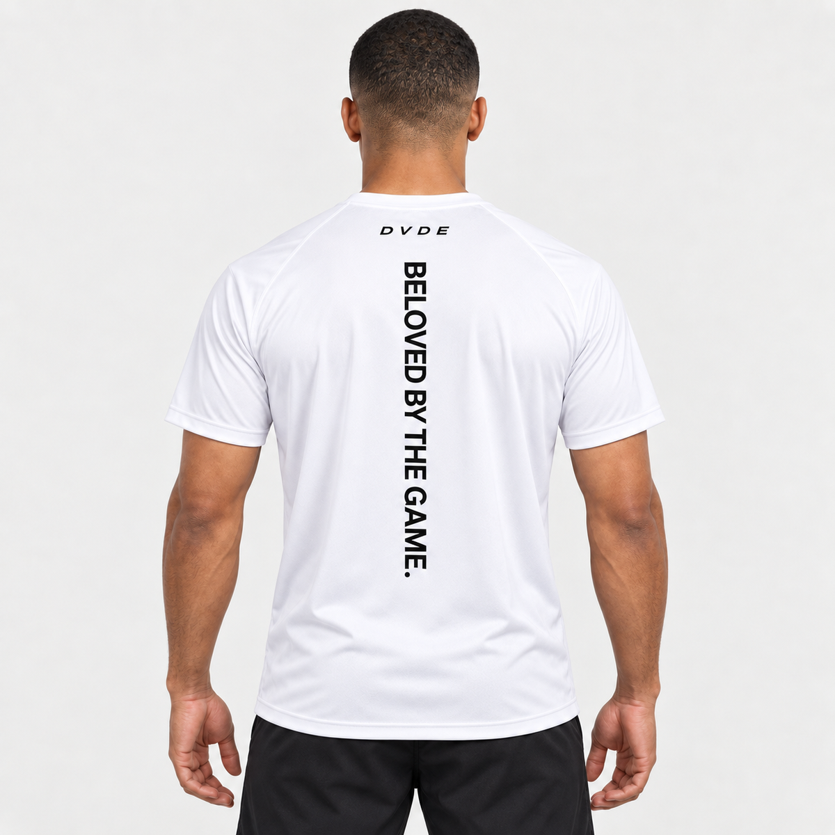 DVDE Performance Tee in white