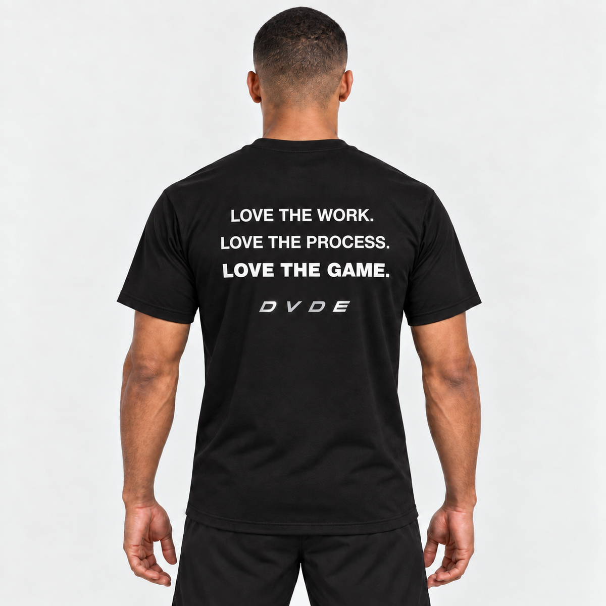 The Process Graphic Tee in black
